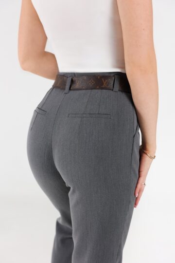 Damskie szare spodnie garniturowe 4angels